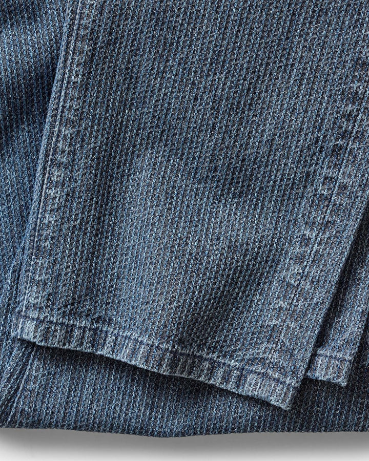The Democratic Jean in Japanese Washed Indigo Sashiko
