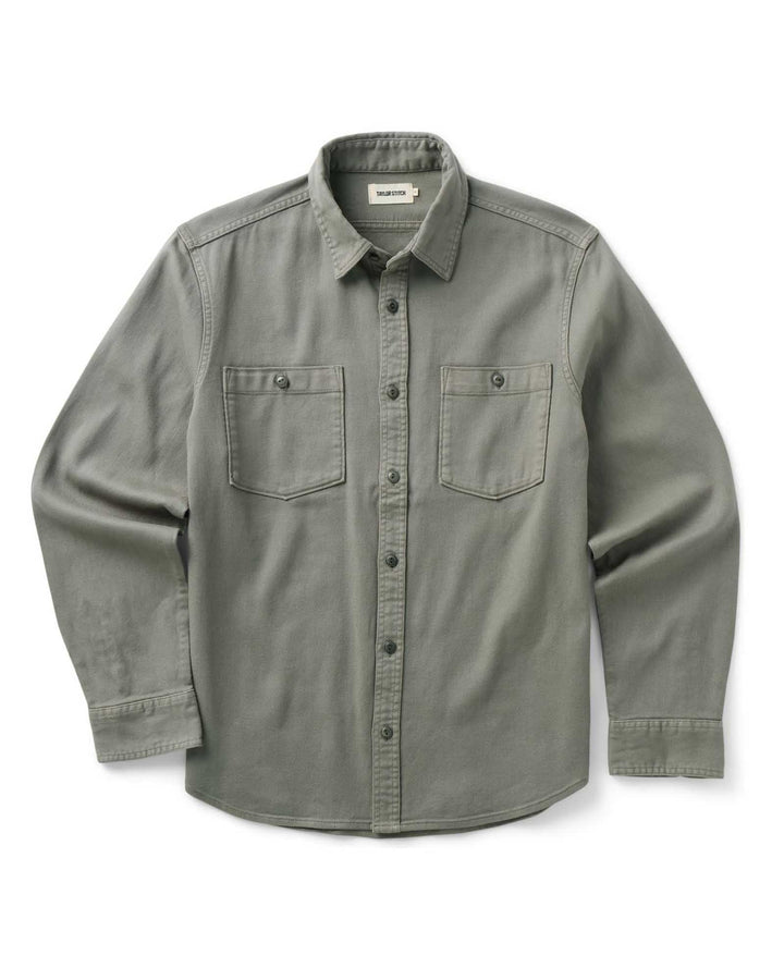The Dispatch Shirt in Smoked Olive Broken Twill
