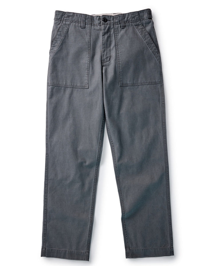 The Surplus Pant in Faded Black Reverse Sateen