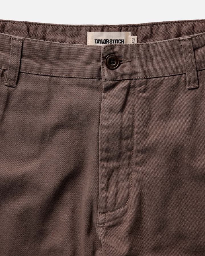 The Straight Foundation Pant in Organic Espresso