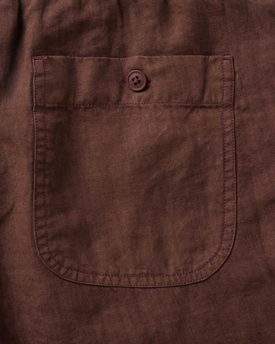 The Apres Short in Burgundy Hemp