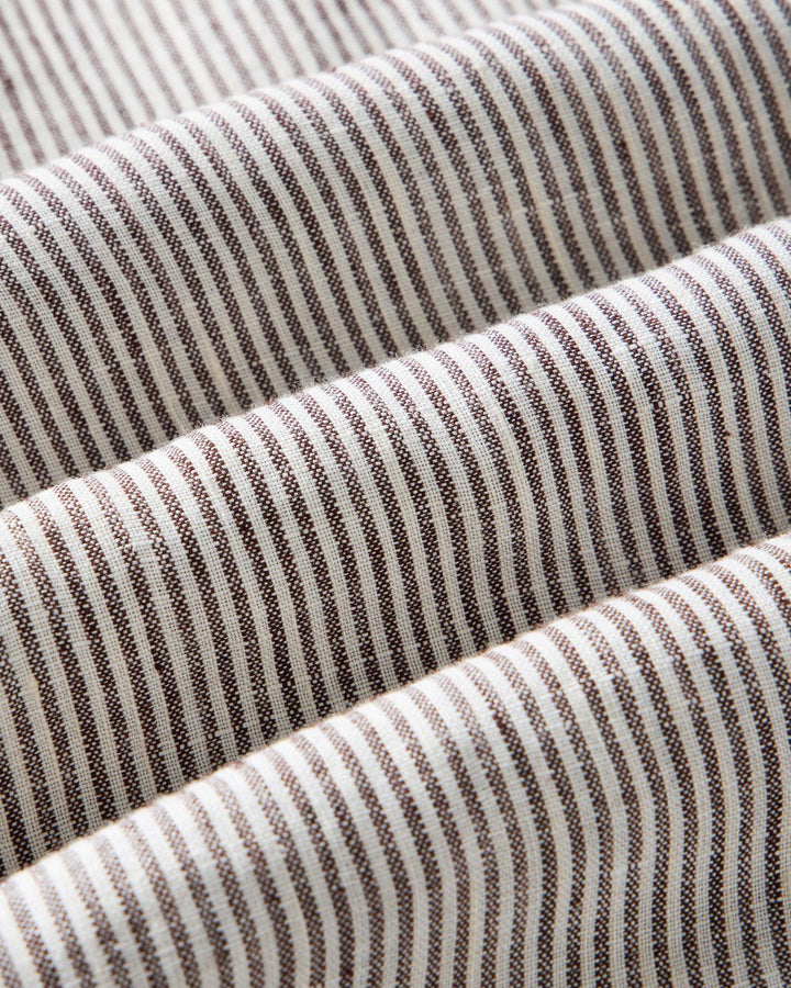 The Jack in Burgundy University Stripe Linen