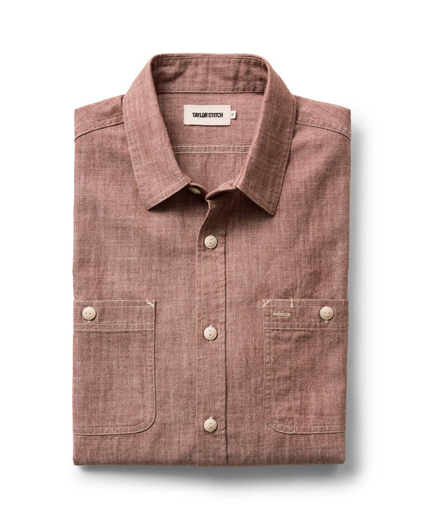 The Foundry Shirt in Brick Chambray
