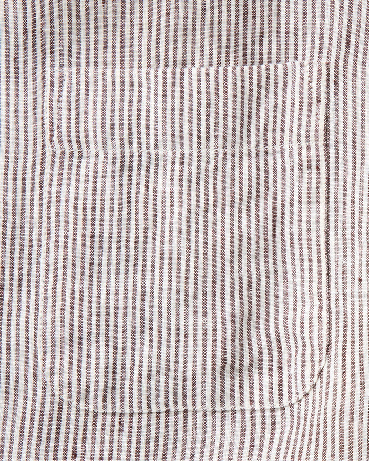 The Jack in Burgundy University Stripe Linen