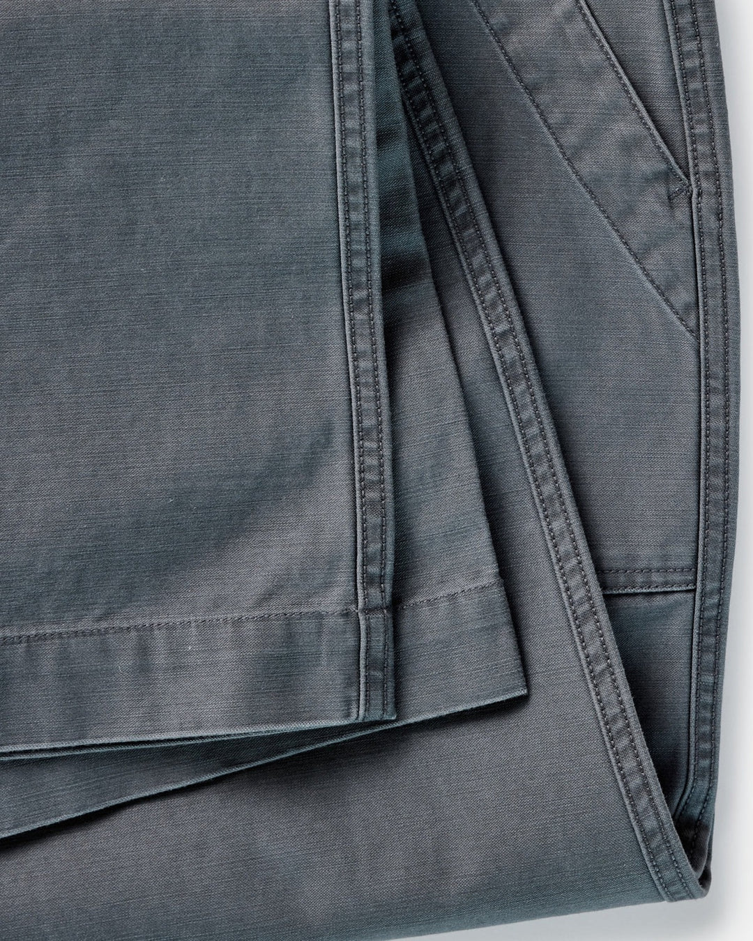 The Surplus Pant in Faded Black Reverse Sateen