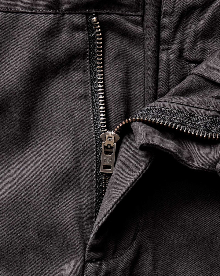 The Straight Foundation Pant in Organic Faded Black