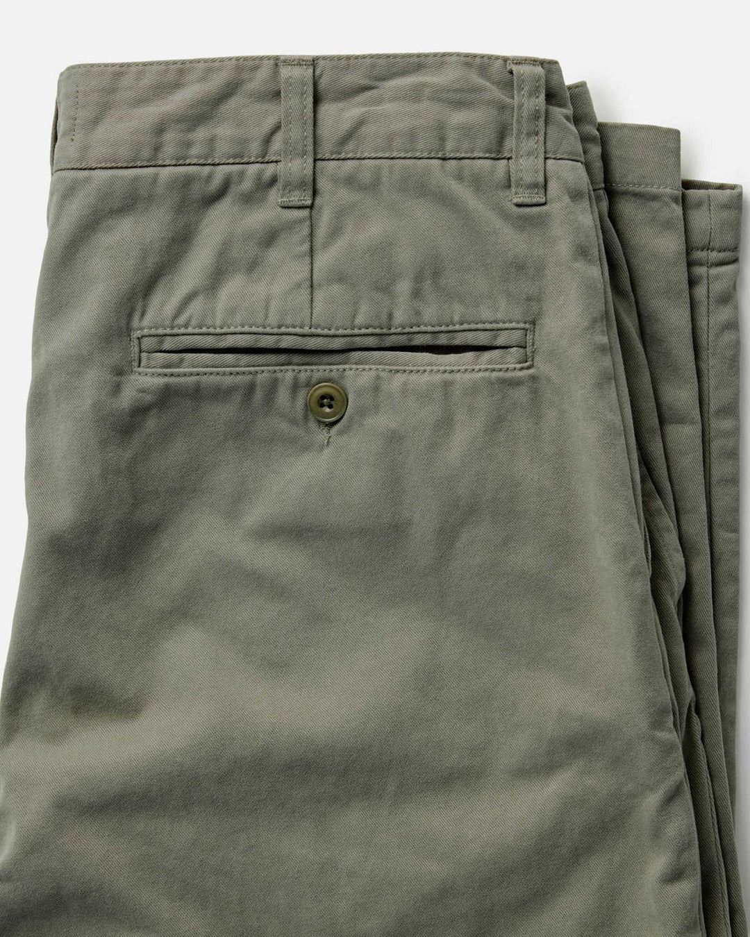 The Straight Foundation Pant in Organic Smoked Olive