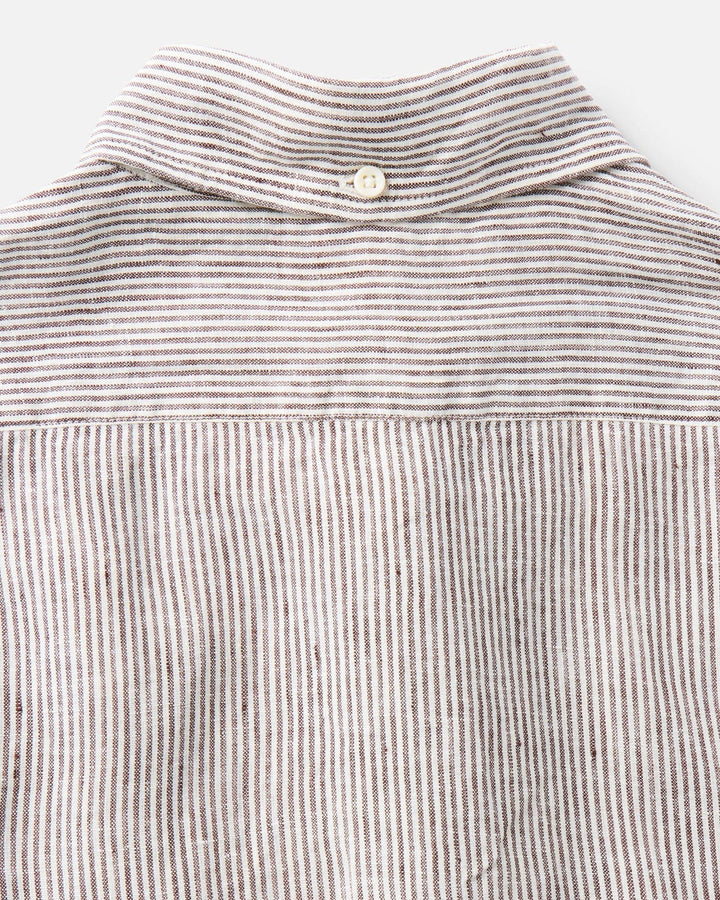 The Jack in Burgundy University Stripe Linen