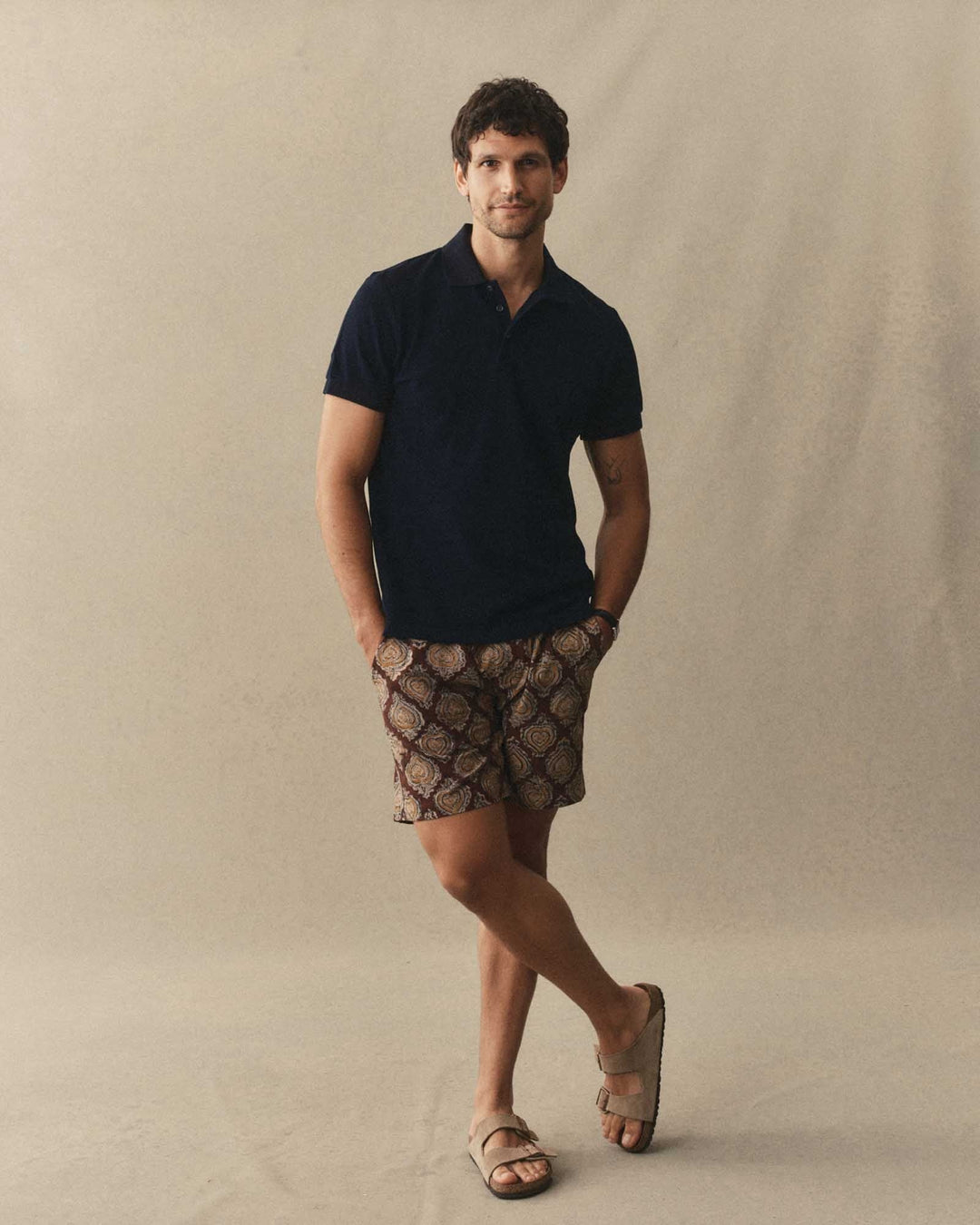 The Pacific Polo in Rinsed Indigo Pique