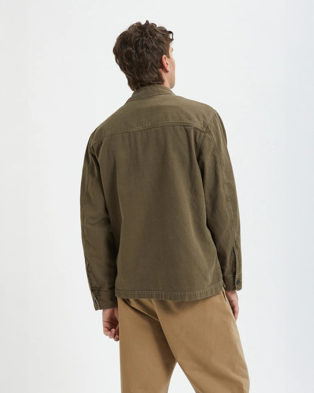 Canvas Garment Dyed Overshirt