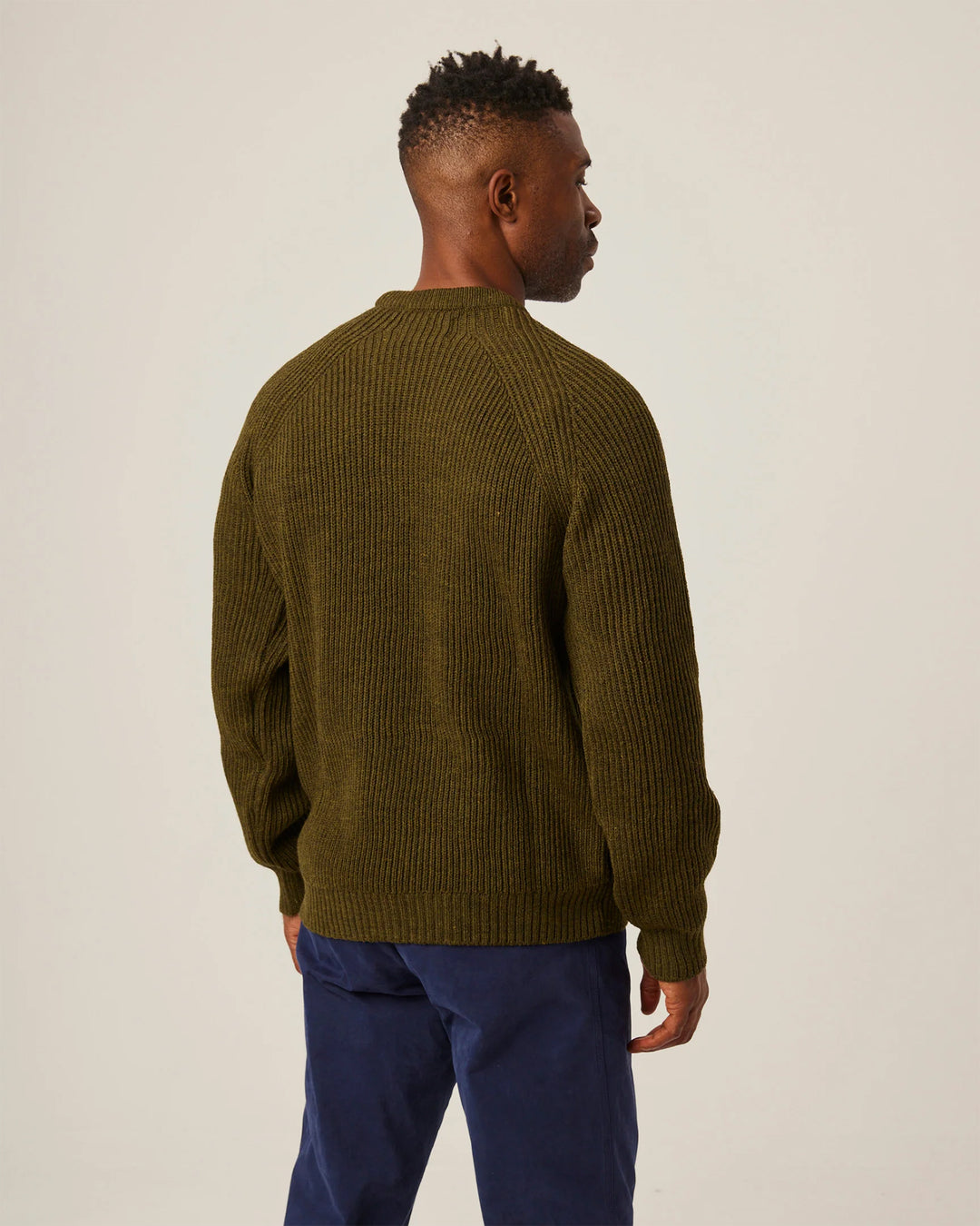 Ford Crew Jumper in Olive