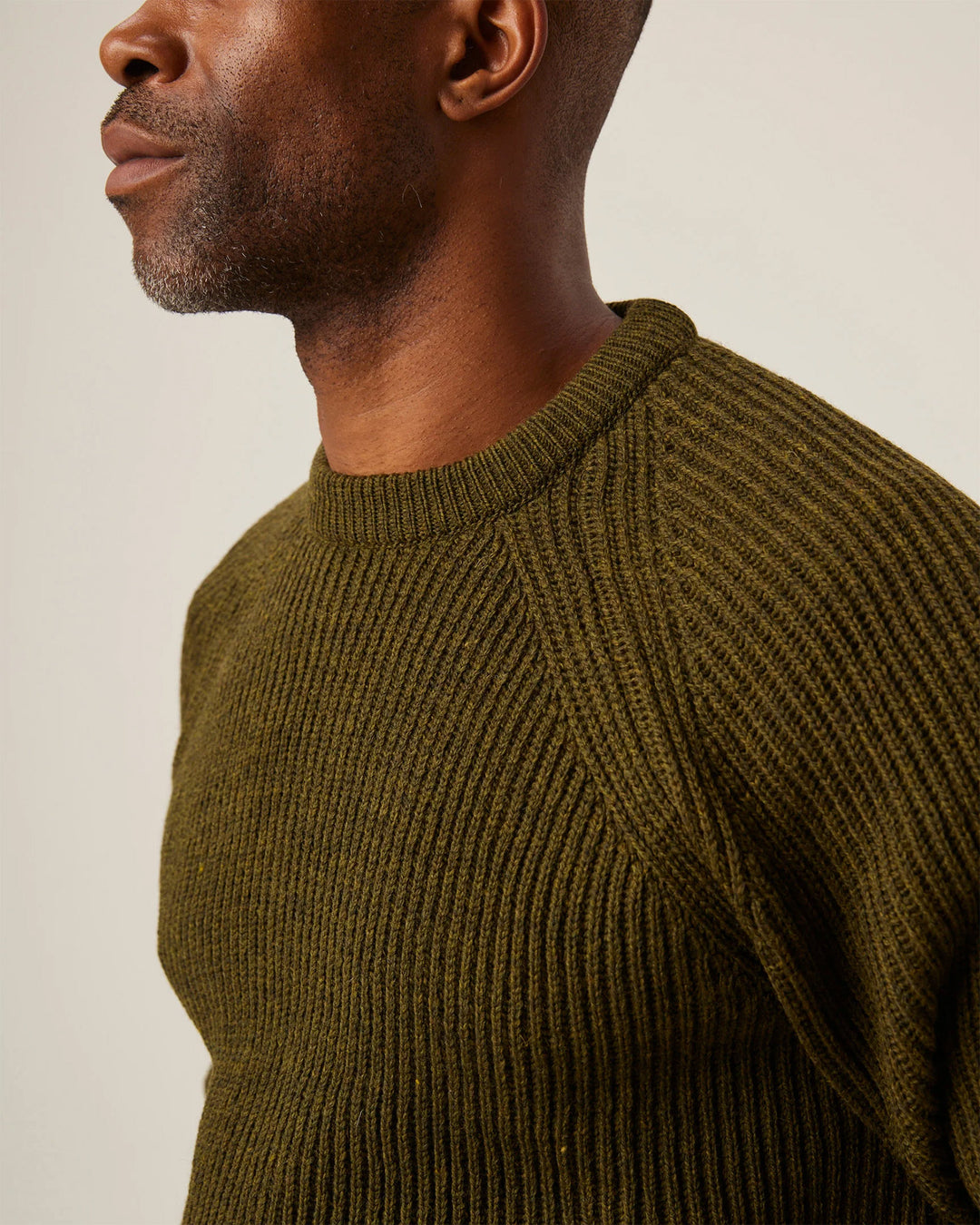 Ford Crew Jumper in Olive