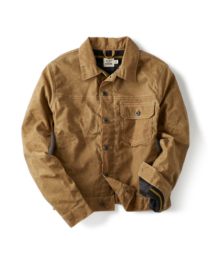 Flannel Lined Trucker Jacket - Woman