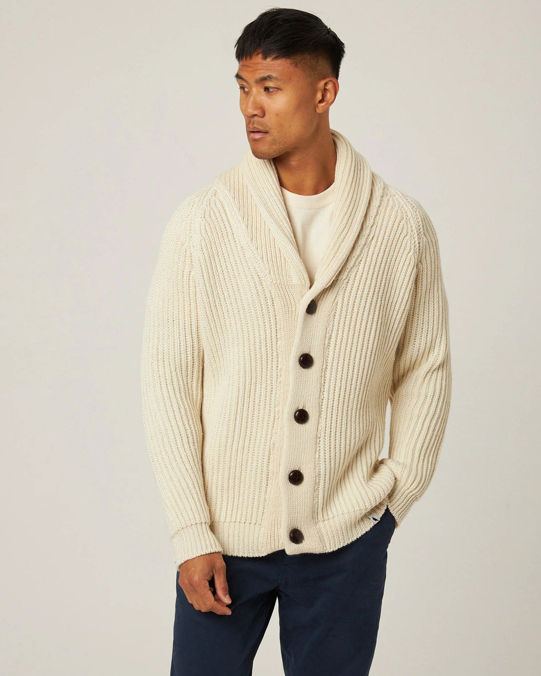 The Wilkinson Cardigan in Ecru