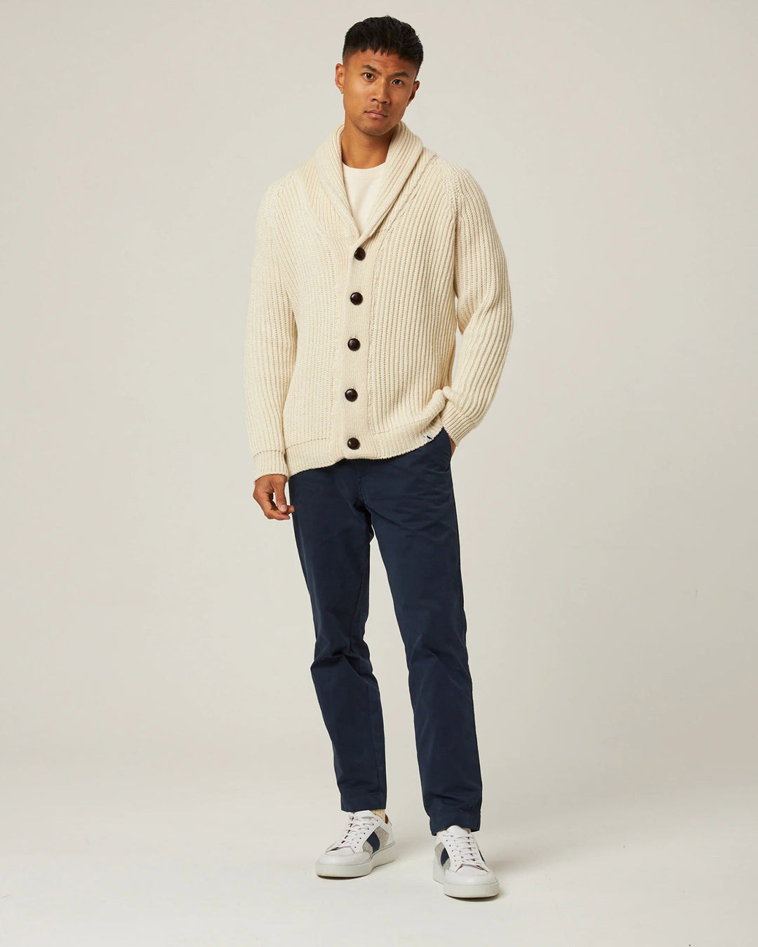 The Wilkinson Cardigan in Ecru