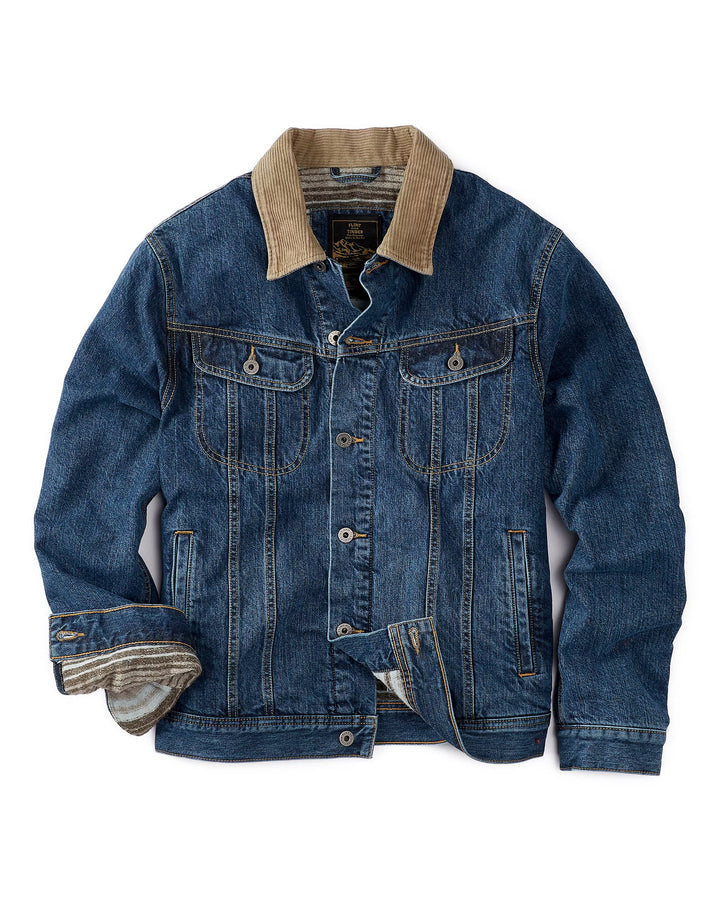 The Flannel Lined Denim Trucker Jacket