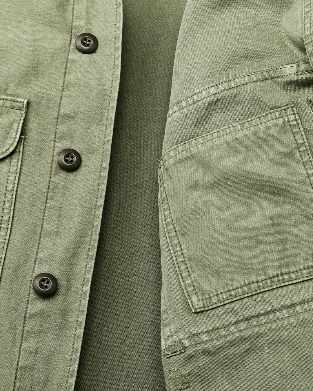 Field Cruiser Jacket in Washed Fatigue Green