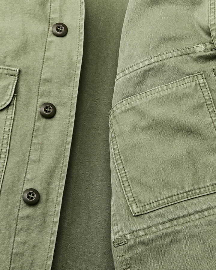 Field Cruiser Jacket in Washed Fatigue Green