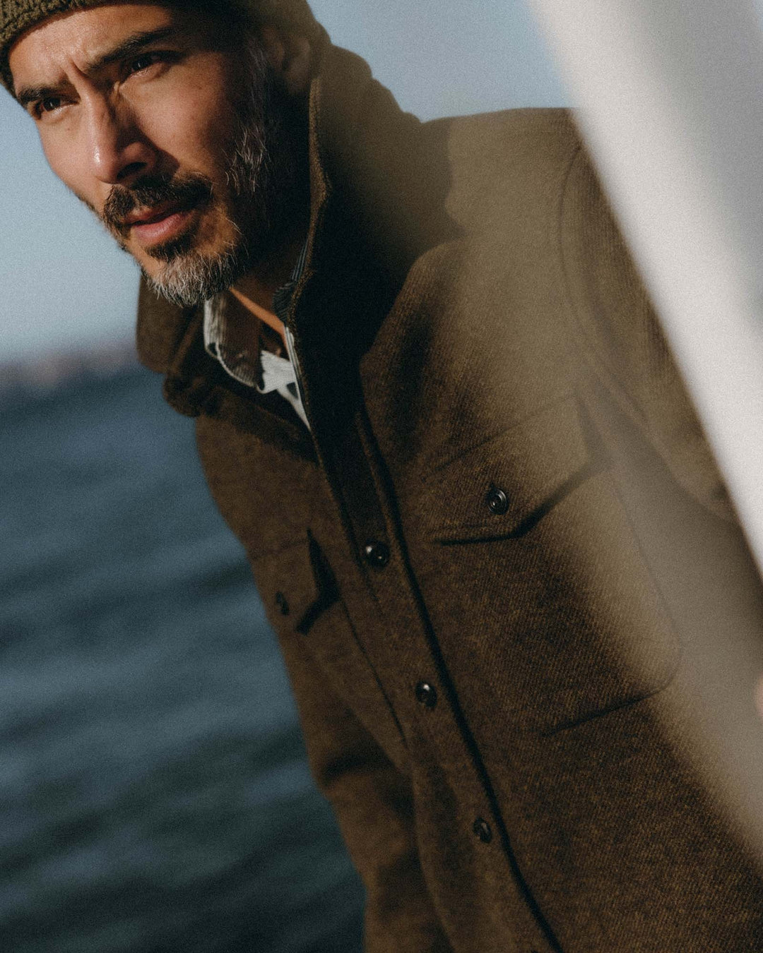 The Maritime Shirt Jacket in Ranger Twill Wool