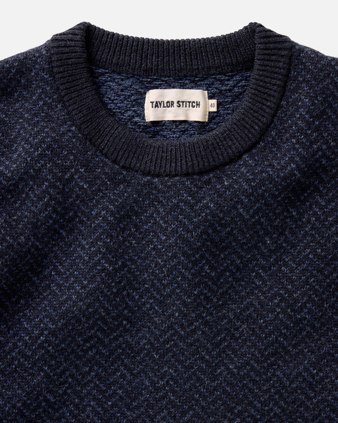 The Eddy Crew in Heather Marine Herringbone