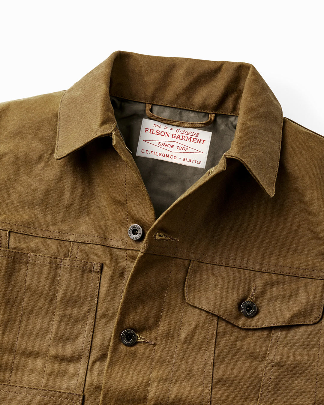 Short Lined Cruiser in Dark Tan