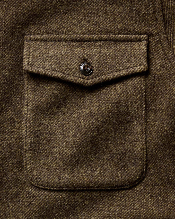 The Maritime Shirt Jacket in Ranger Twill Wool