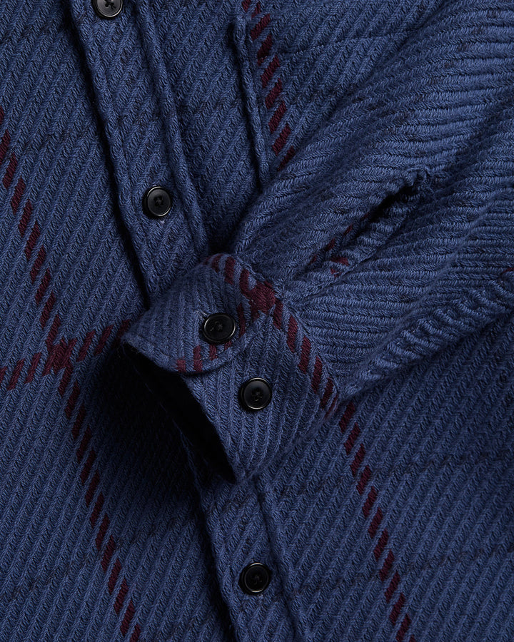 Upper Overshirt In Petrol Blue