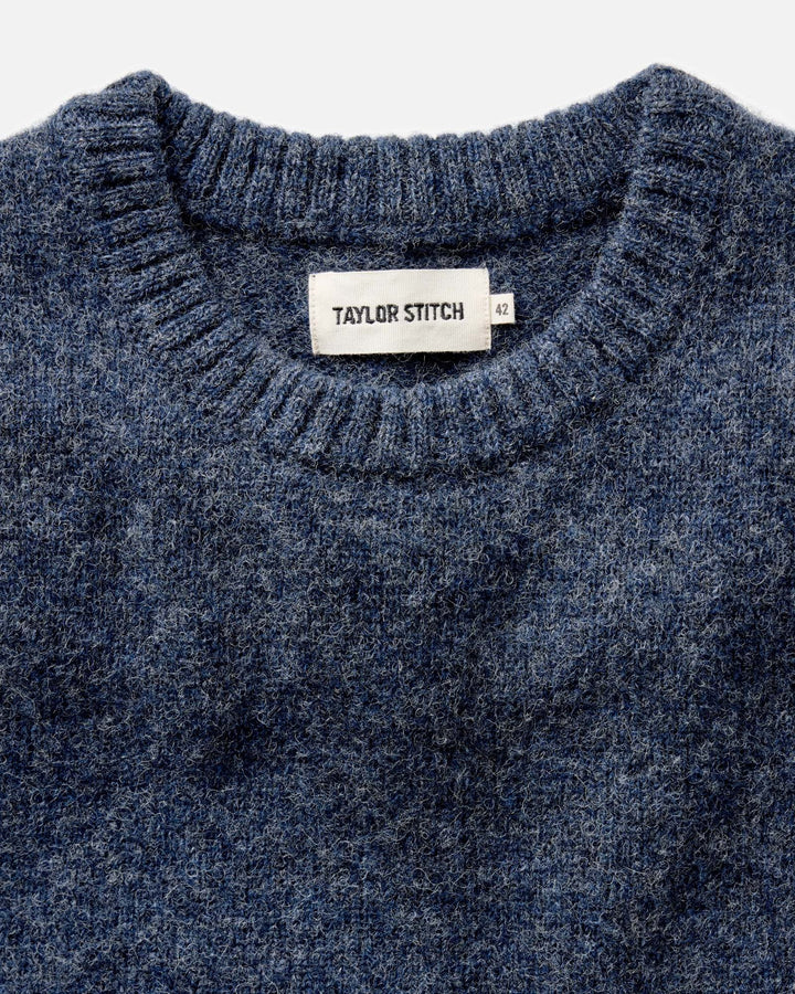 The Eastmoor Sweater in Heather Night Wool