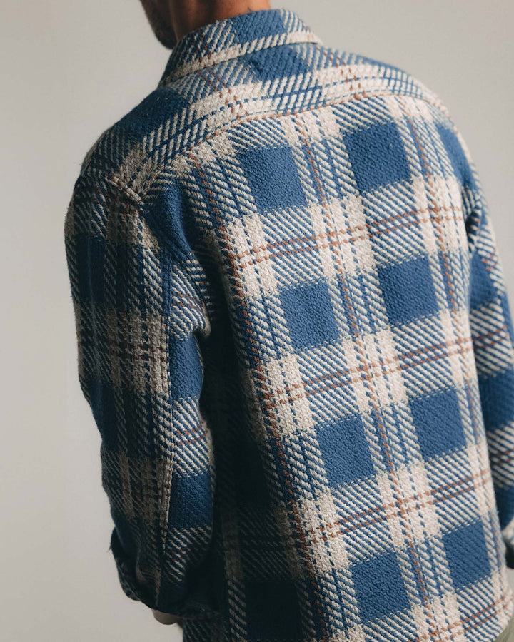 The Cutter Overshirt in Ocean Plaid