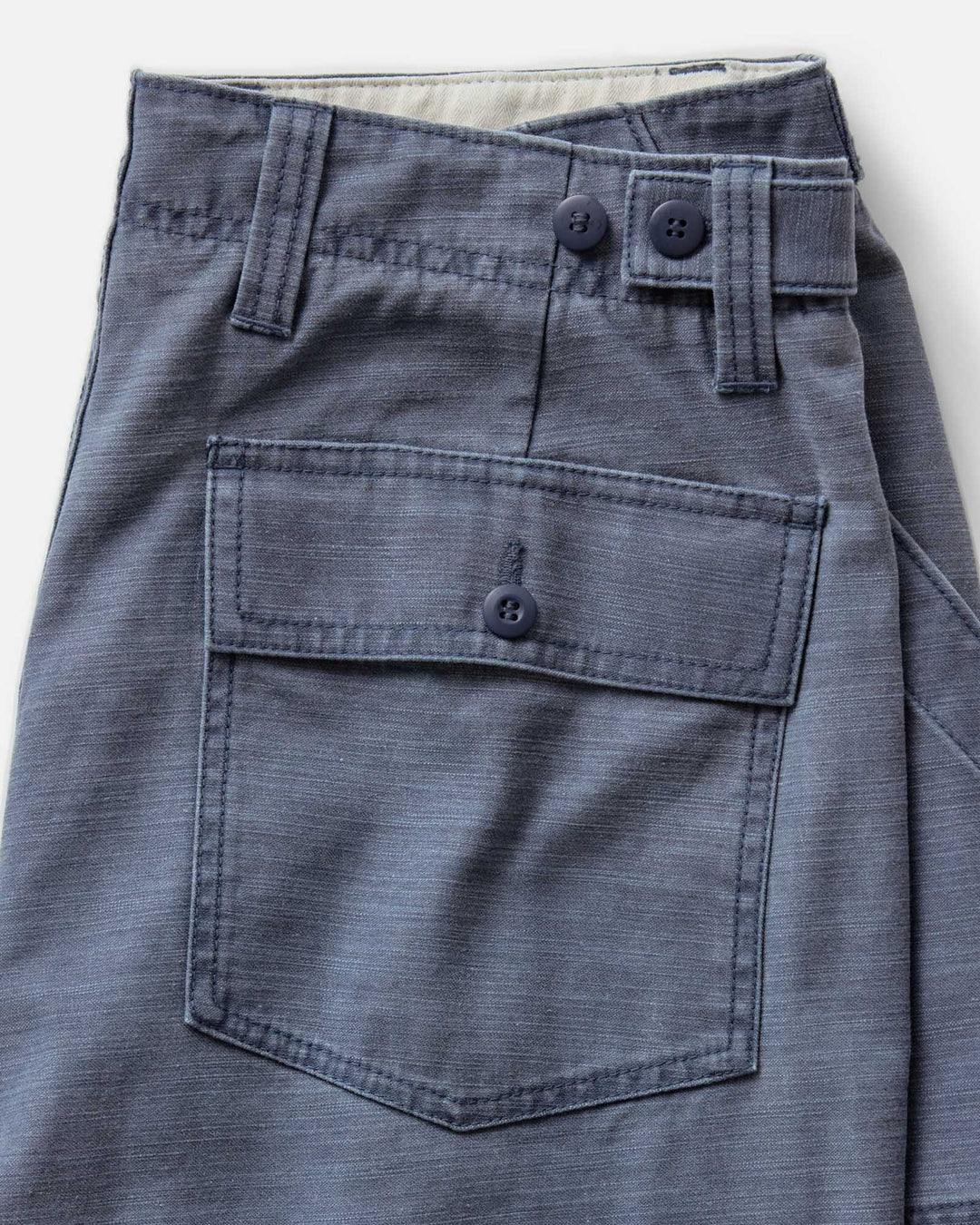 The Surplus Short in Navy Reverse Sateen