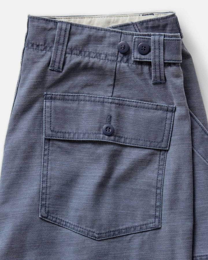 The Surplus Short in Navy Reverse Sateen