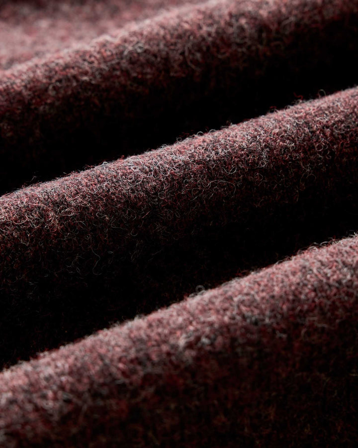 The Eastmoor Cardigan in Heather Port Wool