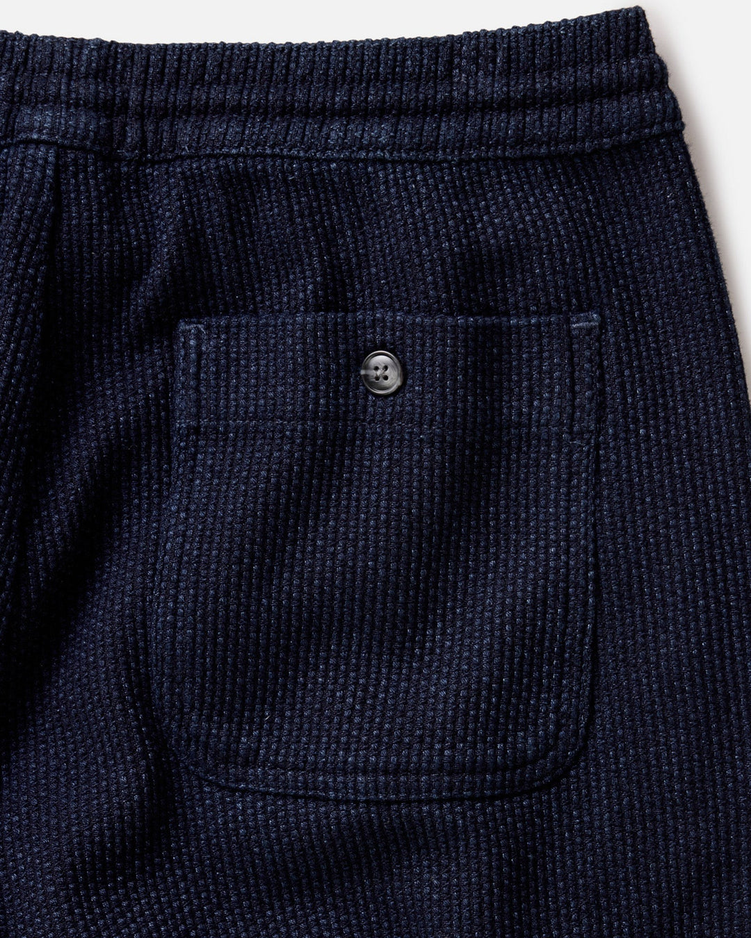 The Apres Pant in Rinsed Indigo Sashiko
