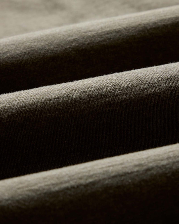 The Long Sleeve Shop Tee in Army Twist