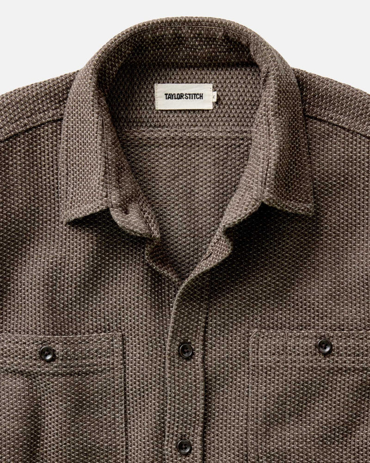 The Utility Shirt in Mulch Sashiko
