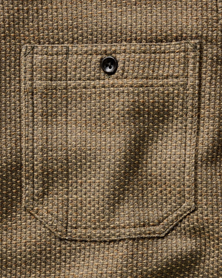 The Utility Shirt in Cypress Sashiko