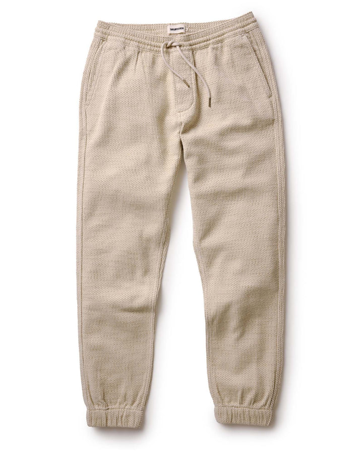 The Apres Pant in Natural Sashiko