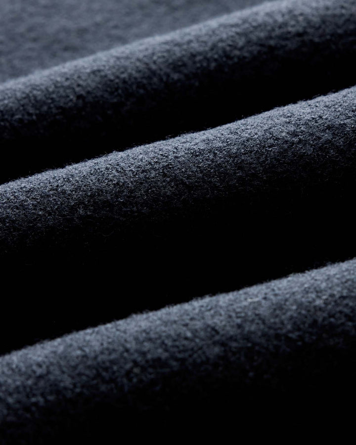 The Connor Overshirt in Dark Navy Boucle