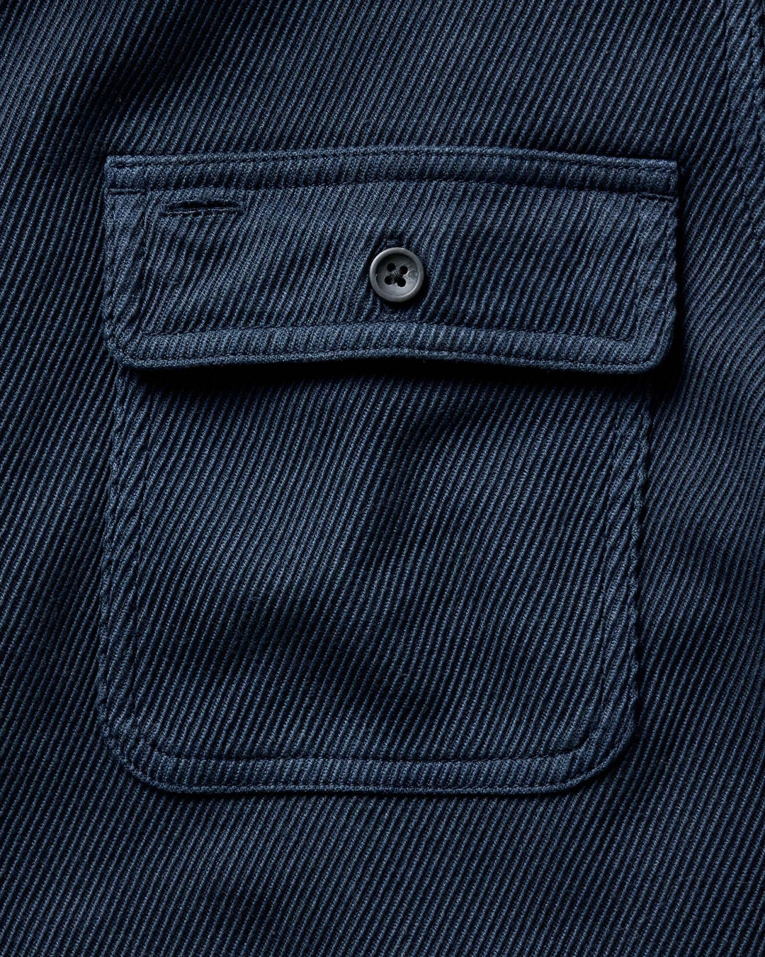 The Ledge Shirt in Dark Navy Twill