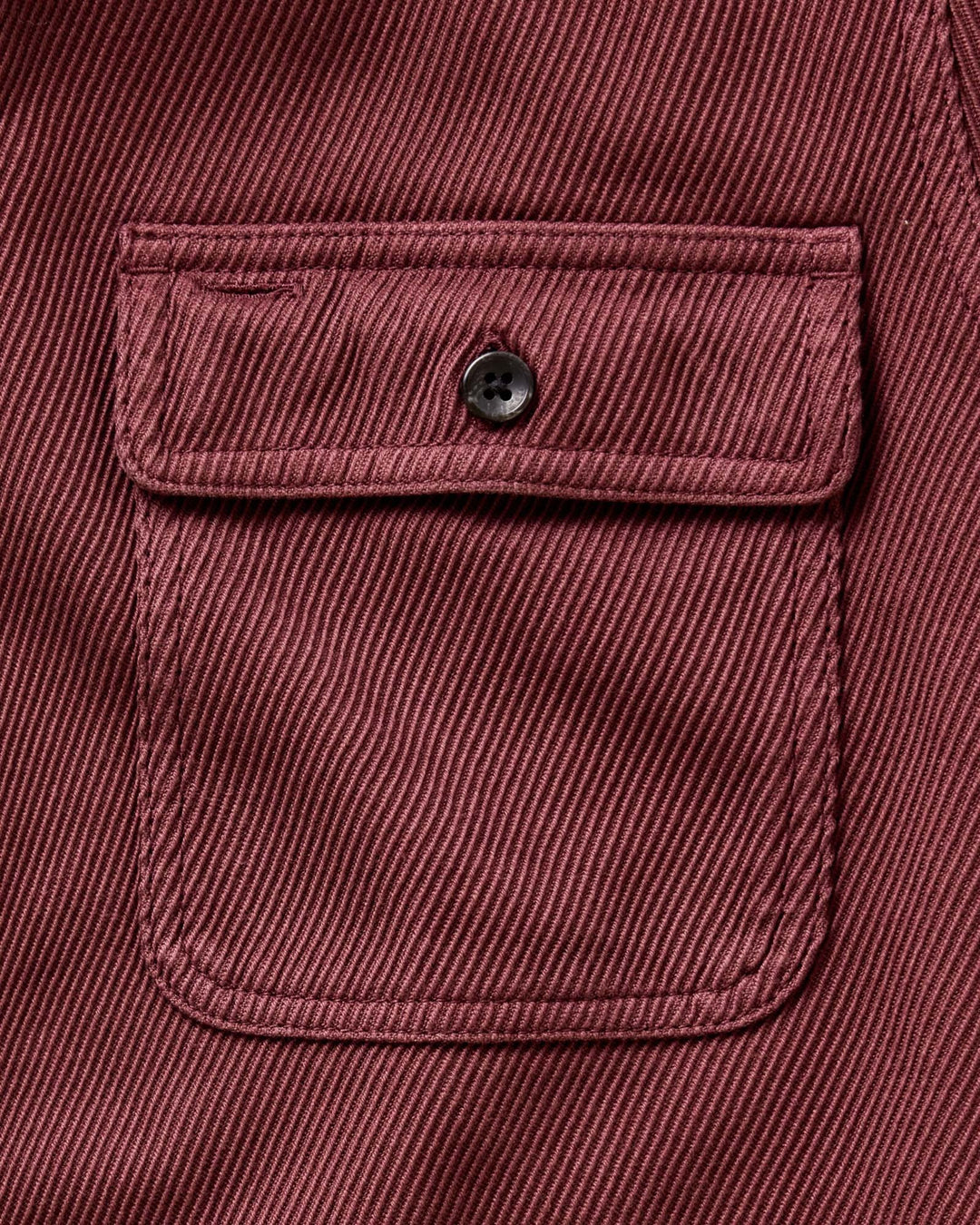 The Ledge Shirt in Dried Cherry Twill