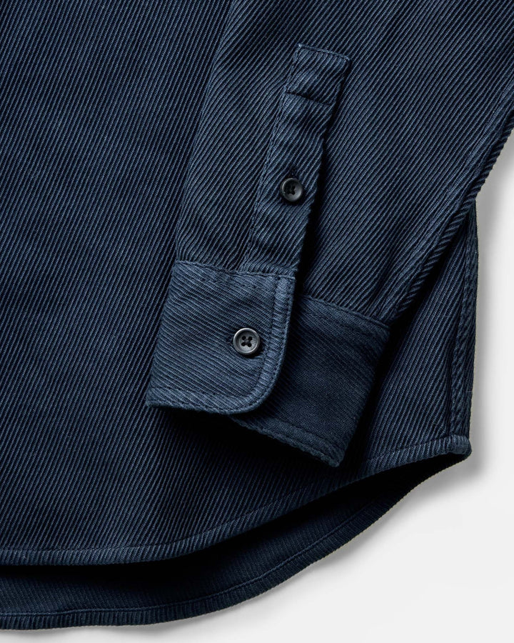The Ledge Shirt in Dark Navy Twill