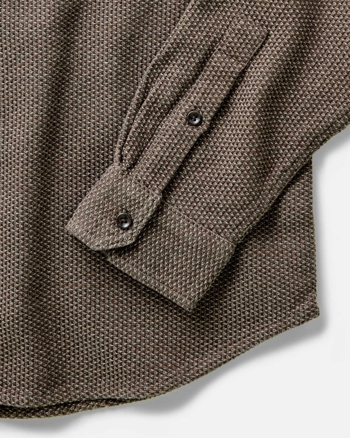 The Utility Shirt in Mulch Sashiko
