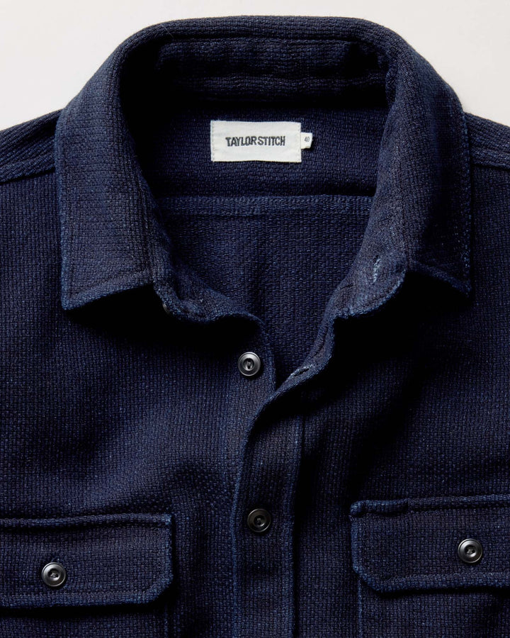 The Division Shirt in Rinsed Indigo