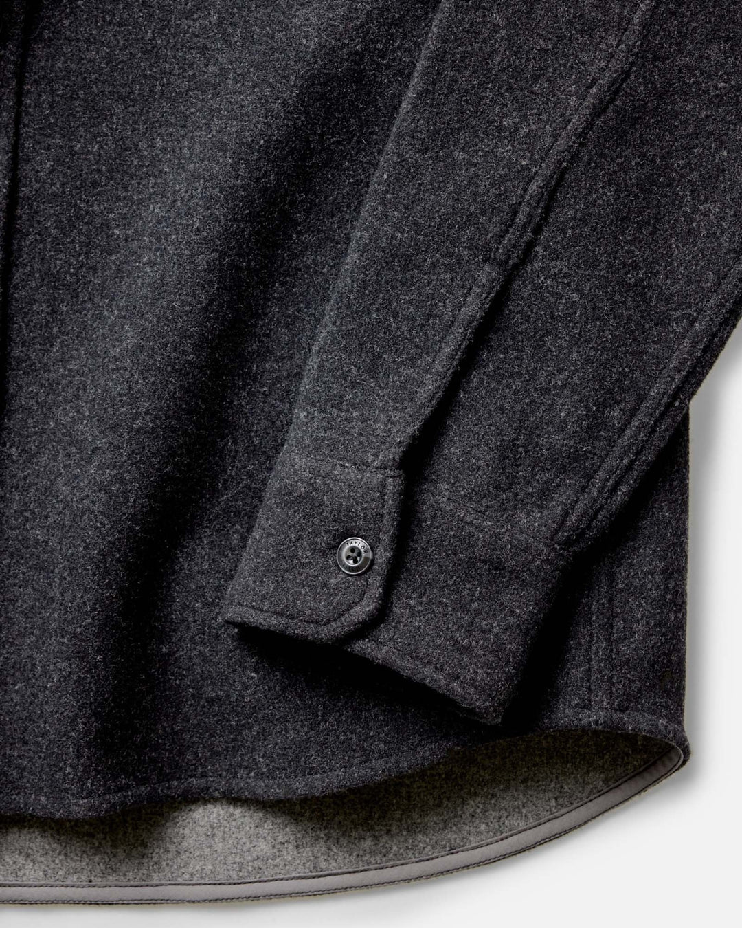 The Maritime Shirt Jacket in Heather Charcoal Wool