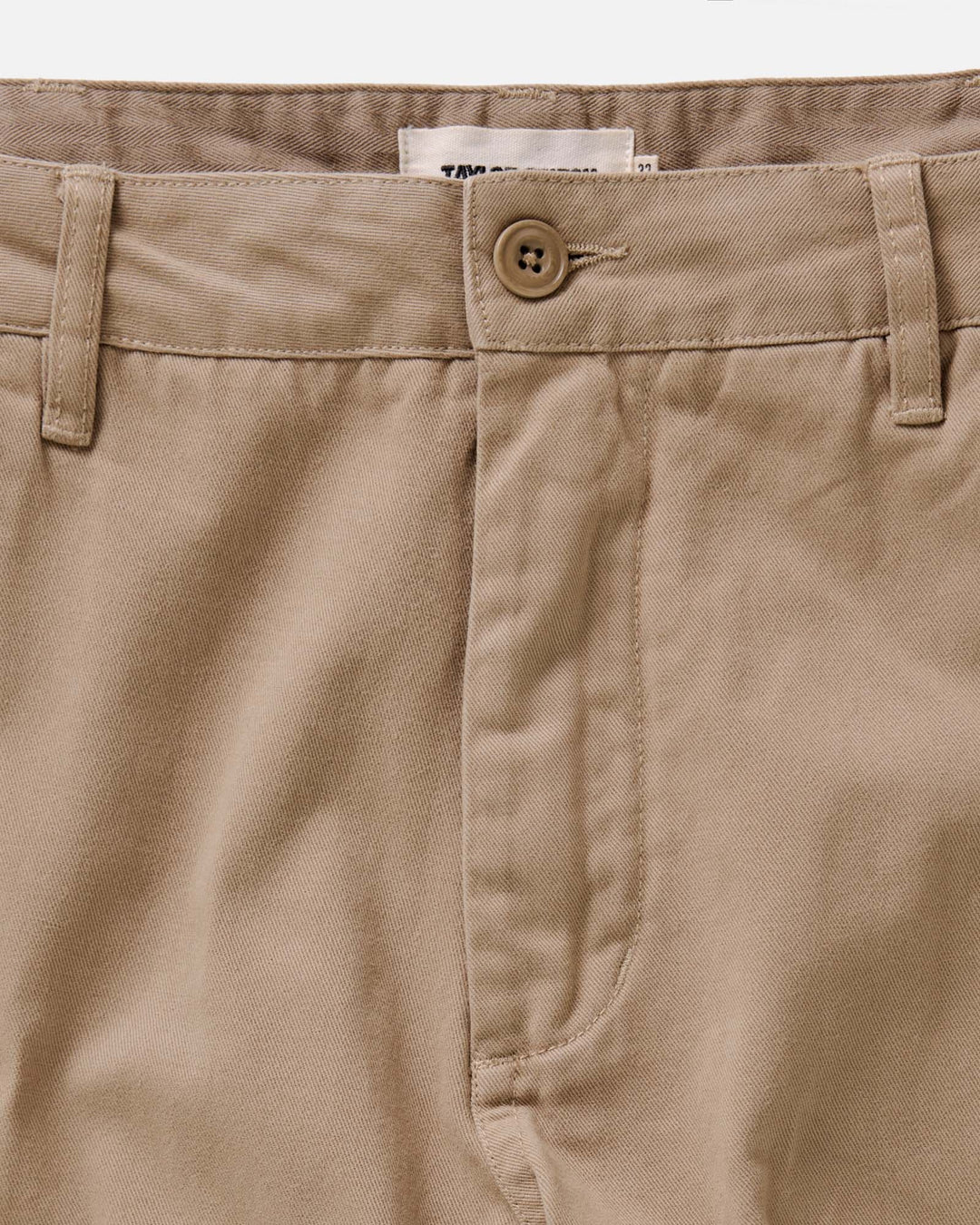 The Straight Foundation Pant in Organic Khaki