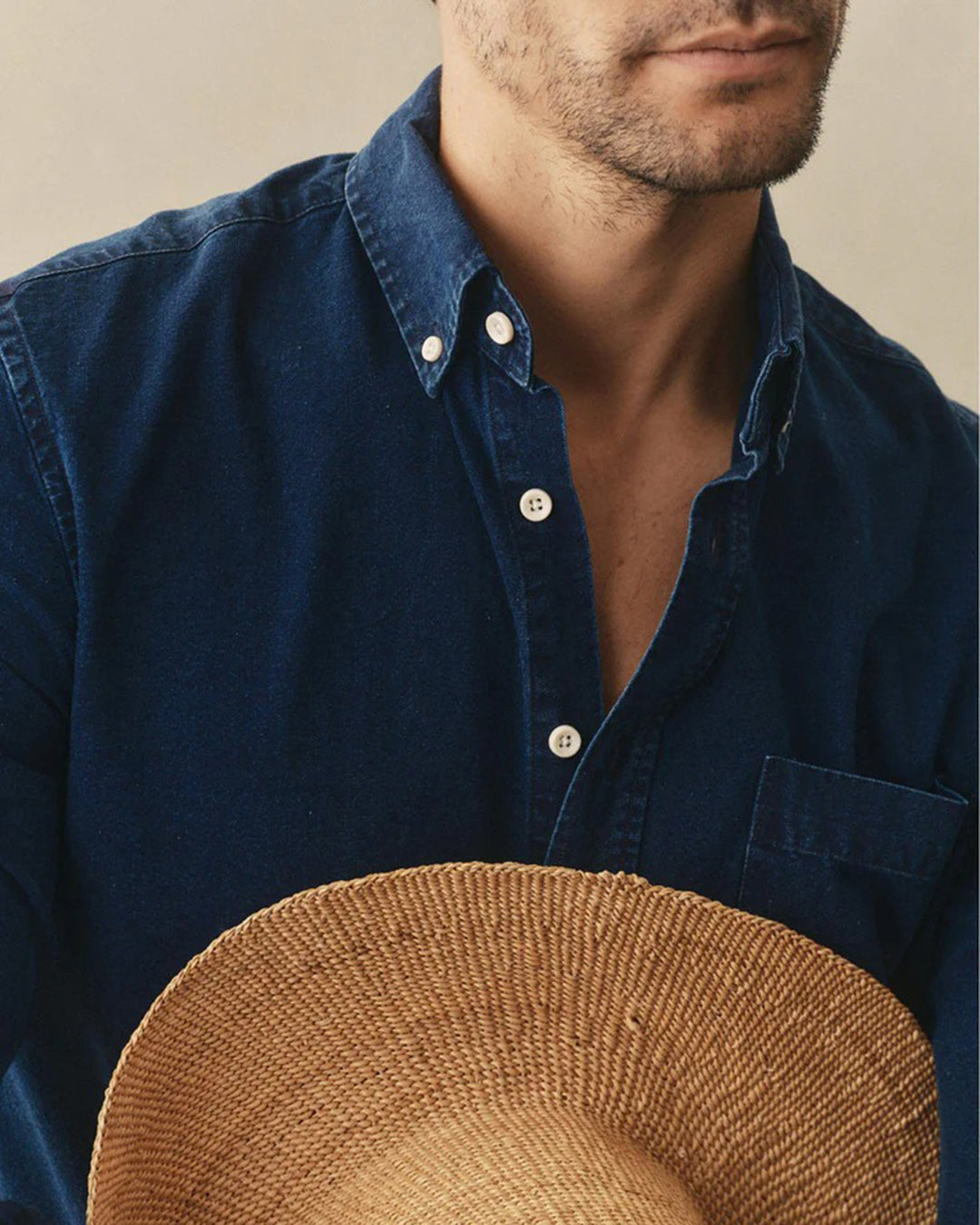 The Jack in Rinsed Indigo Oxford