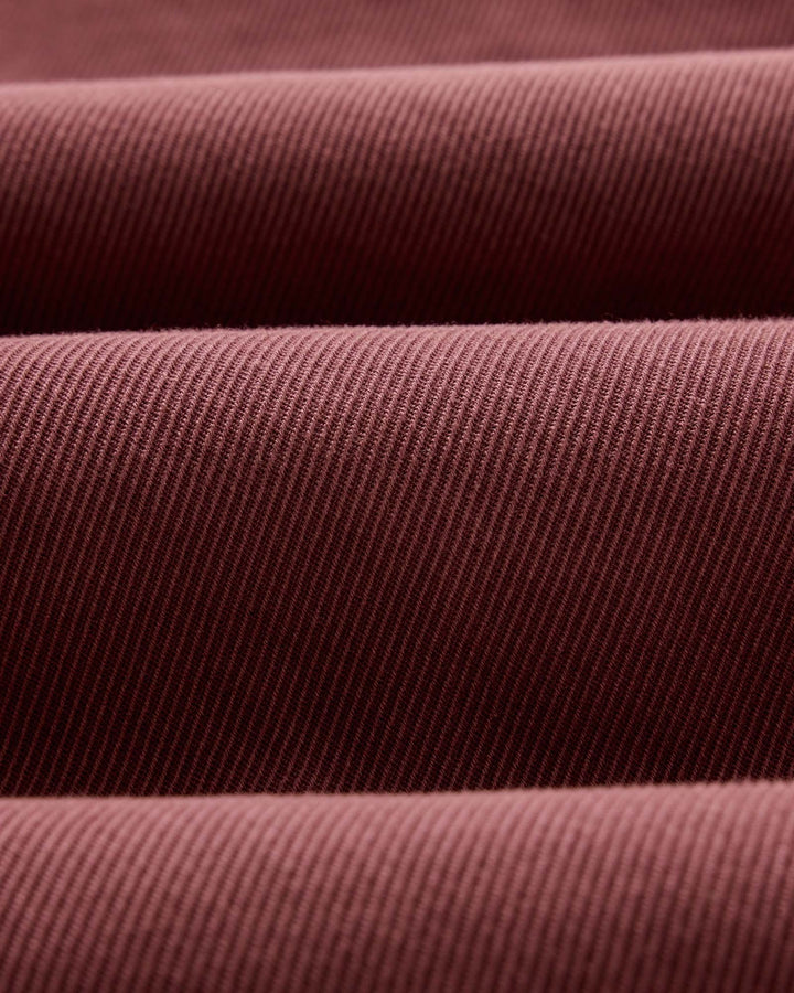 The Ledge Shirt in Dried Cherry Twill