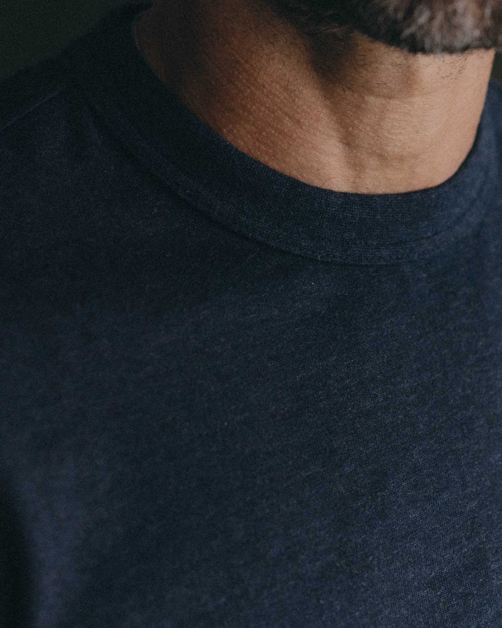 The Organic Cotton Shop Tee in Navy Twist