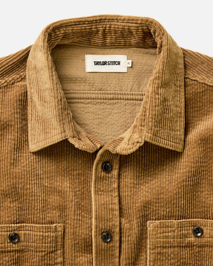 The Utility Shirt in Bourbon Corduroy