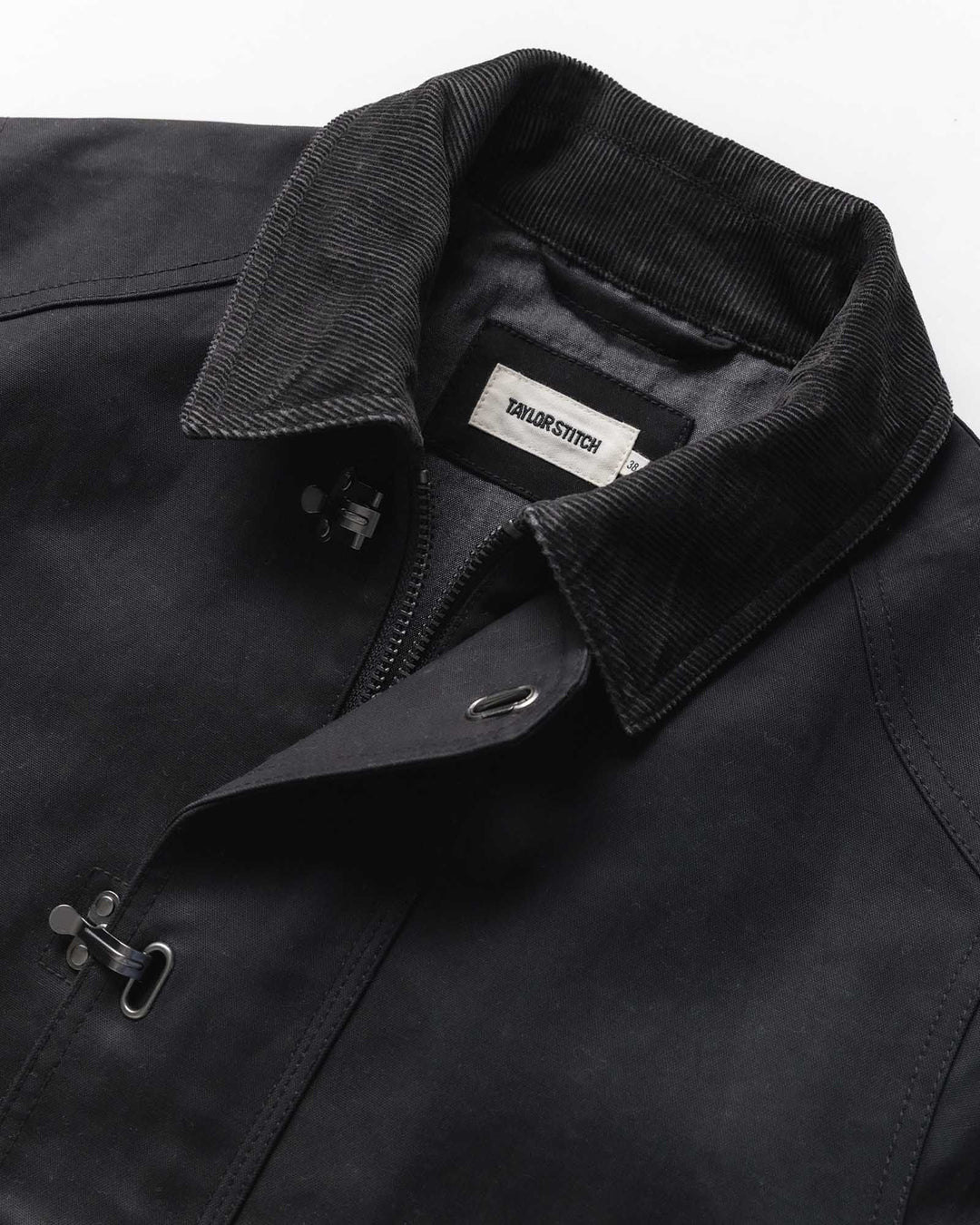 The Cinder Jacket in Coal Dry Wax